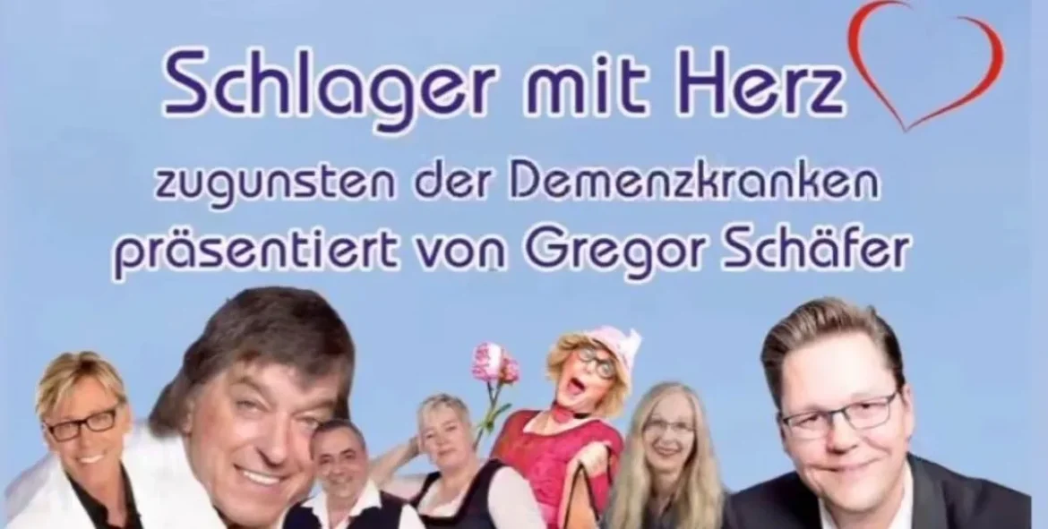 Gregor Schäfer bei der Benefiz-Veranstaltung „Schlager mit Herz“